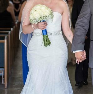 Lace corset wedding dress